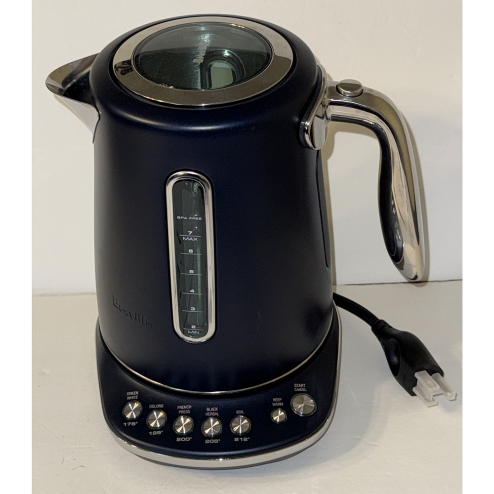 Breville Smart Kettle Luxe Damson Blue Stainless Steel BKE845 DBL Pamphlets Incl